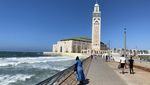 Indahnya Masjid Hassan II di Tepi Samudera Atlantik