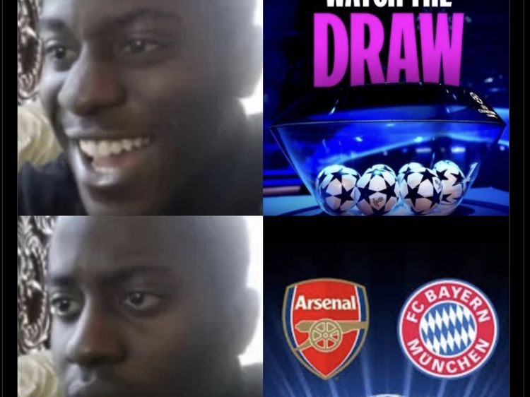 Meme Kocak Drawing Liga Champions, Para Suporter Mana Suaranya?