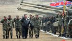 Momen Kim Jong-Un Kendarai Tank Baru Saat Latihan Militer Korut