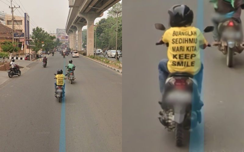 Momen unik Google Street View