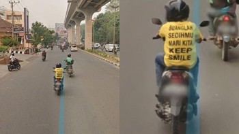 Sebuah pesan penting... Keep Smile!!! Foto: Twitter