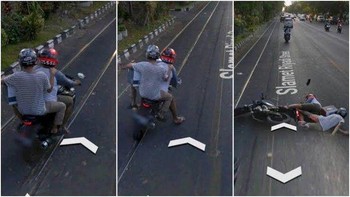 Oleng lagi kapten.... Foto: Twitter