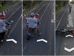 Lagi Apes, Aksi Kocak Ini Terekam Google Street View