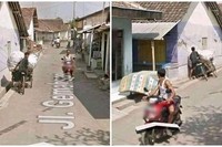 Momen unik Google Street View