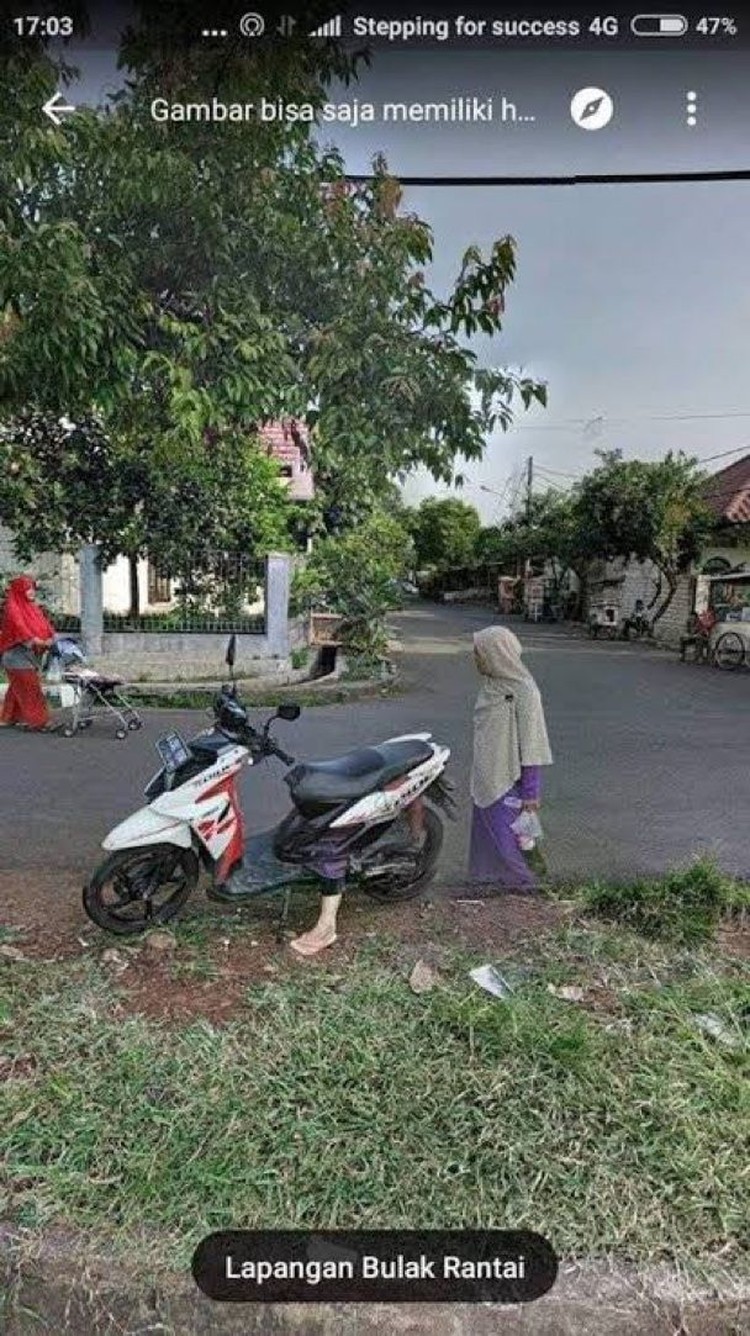 Momen unik Google Street View