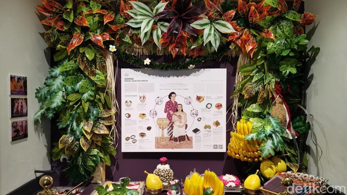 Pameran Abhimantrana Upacara Adat Keraton Jogja di Kompleks Kedhaton Keraton Jogja. Foto diambil Kamis (14/3/2024).