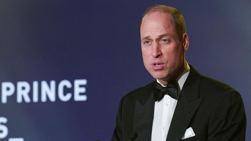 Pangeran William menghadiri event Diana Legacy Award di Science Museum, London tanpa Kate Middleton.