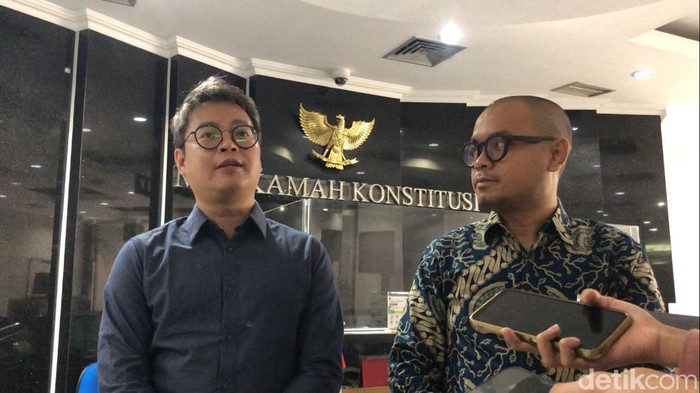 Pelapor dari Sahabat Konstitusi, Andi Rahadian (Brigitta Belia/detikcom)