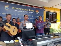 2 Pencuri Alat Musik di Gereja Kota Blitar Diringkus, Satu Masih Buron