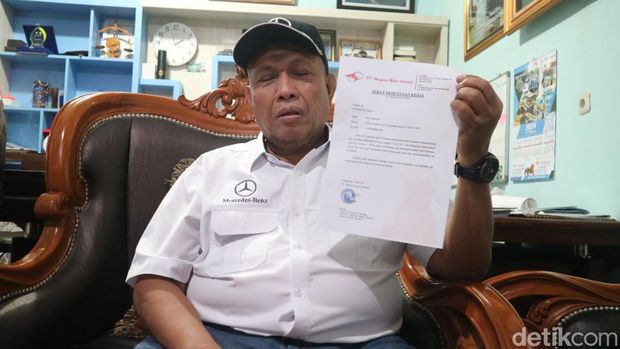 Bos PO Haryanto, Haji Haryanto saat ditemui di rumahnya Kudus, Jumat (15/3/2024).