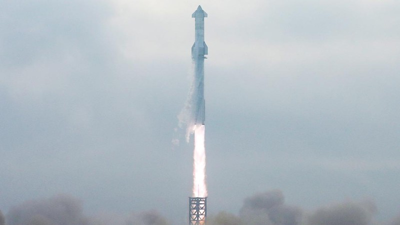SpaceX's next-generation Starship spacecraft atop its powerful Super Heavy rocket lifts off on its third launch from the company's Boca Chica launchpad on an uncrewed test flight, near Brownsville, Texas, U.S. March 14, 2024. REUTERS/Joe Skipper
