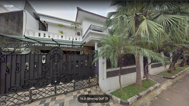Rumah milik istri Rafael Alun Trisambodo, Ernie Meike Torondek di kawasan Simprug yang dirampas untuk negara/Tangkapan Layar Google Street View