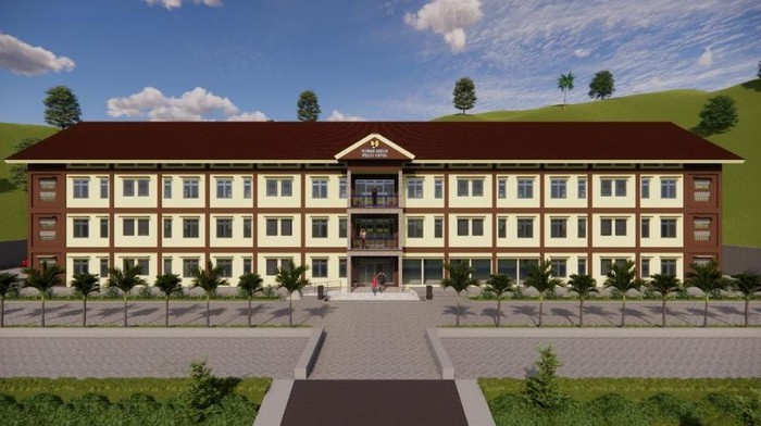 Rusun Polda Papua yang digroundbreaking oleh PUPR hari ini