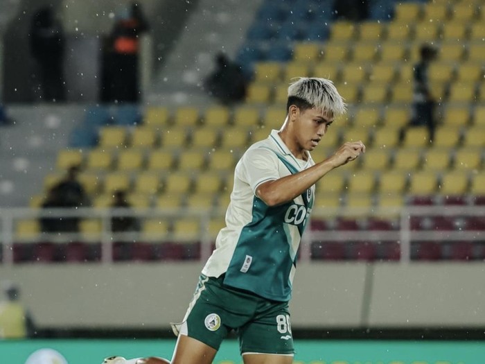 Striker PSS Sleman, Hokky Caraka. Diunggah Jumat (15/3/2024).
