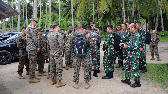 TNI Angkatan Laut bersama US Navy dan USMC mematangkan konsep Latihan Bersama Cooperation Afloat Readiness And Training 2024 (Latma CARAT 24) di Lampung.