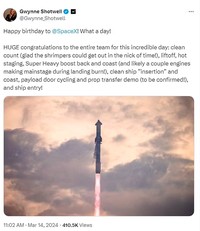 Uji penerbangan Starship