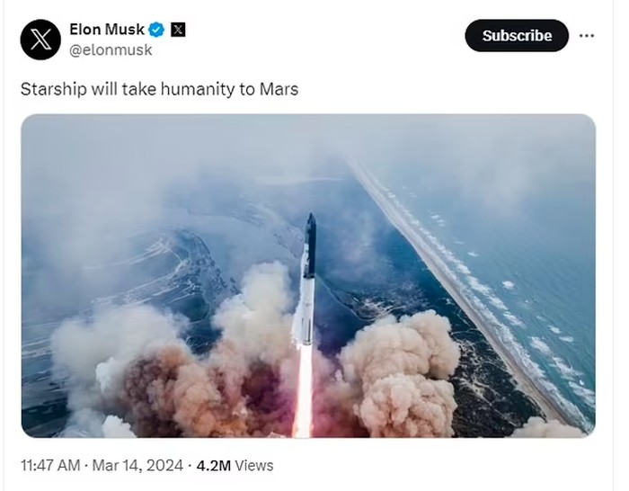 Uji penerbangan Starship