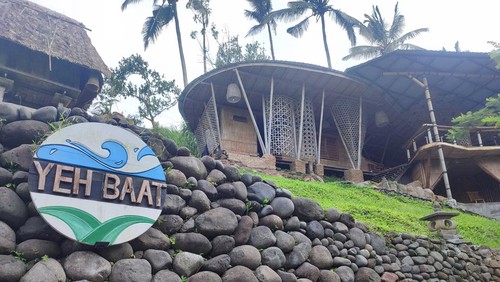 Vila Yeh Baat tempat sejoli turis asing menginap dan tewas tertimbun longsor, Tabanan, Bali, Kamis (14/3/2024).