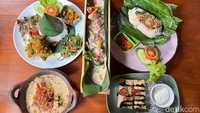 Menu-menu makanan yang disajikan beragam. Secara keseluruhan, menunya nusantara. Ada menu makanan dari Jawa, Sunda, Manado, sampai Papua loh. Foto: Detikcom / Atiqa Rana