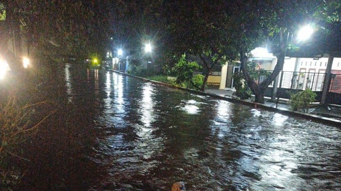 Banjir di Pasuruan Barat.