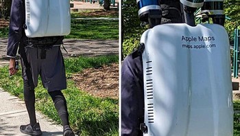 Kamera Google Street View sudah biasa, ini kamera Apple Maps yang jarang ditemui. Foto: Boredpanda