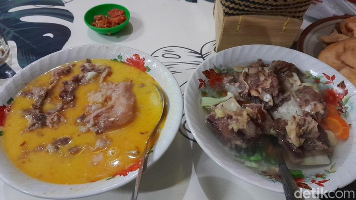 Gulai kambing Galunggung di Pangandaran.