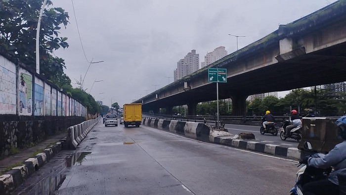 Jalan Raya R.E Martadinata, Jakarta Utara menuju Gunung Sahari
