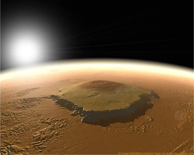 Mars Tempat menakjubkan di Mars yang bisa dikunjungi wisatawan luar angkasa.