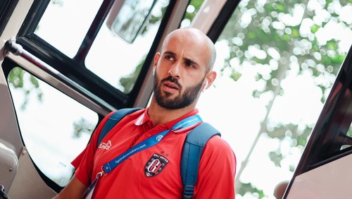 Gelandang Bali United, Mohammed Rashid.