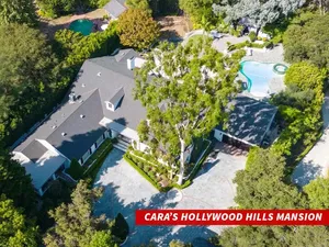 Jeroan Rumah Cara Delevingne, Dulu Bak Alice in Wonderland Kini Habis Terbakar