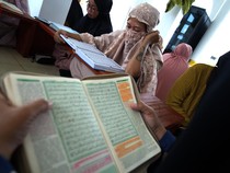 Patuh Dicontoh, Warga Binaan Lapas Kendari Tadarus Al-Quran