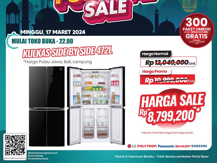 Transmart Full Day Sale-Kulkas