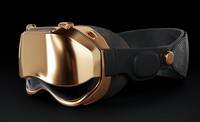 Apple Vision Pro berbalut emas 18K