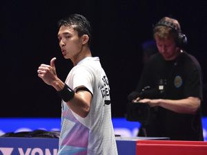Foto: Top! Jonatan Christie Wujudkan All Indonesian Final