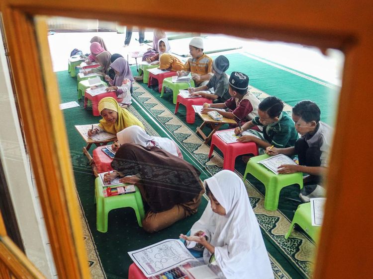 Lomba Mewarnai Semarakkan Ramadan
