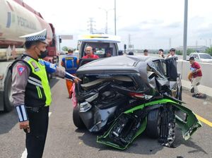 Kesaksian Pengemudi Livina yang Ditabrak Porsche di Tol Kejapanan