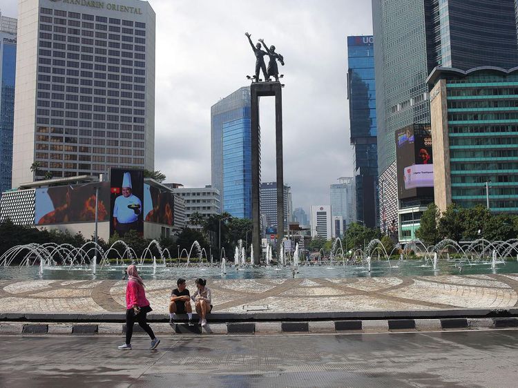 Potret Sepinya Car Free Day Pertama Ramadan di Jakarta