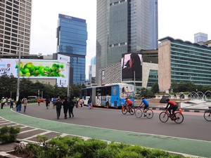 CFD Tetap Digelar di Kawasan Bundaran HI Saat Ramadan, Begini Suasananya
