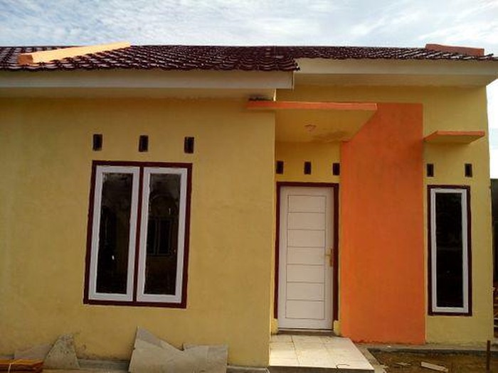 Tampilan depan rumah di Taman Nuwow Maffan