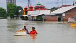 Terendam Banjir, Jalan Pantura Demak-Semarang Terputus