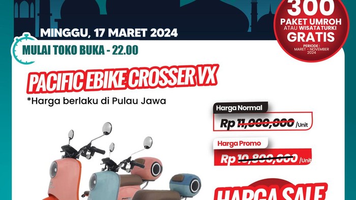 Transmart Full Day Sale Sepeda Listrik