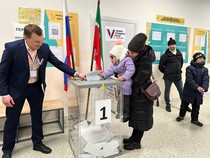 Warga Rusia Antusias Memilih Presiden