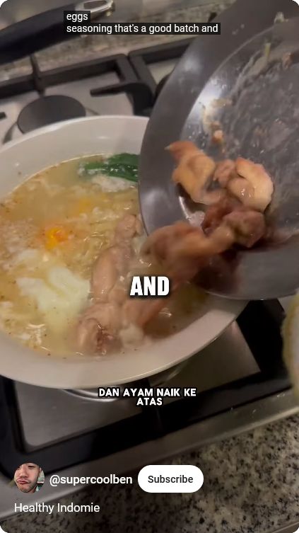 YouTuber bikin Indomie versi 'sehat'