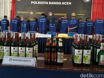 11 Penjual Miras di Aceh Ditangkap Jelang-Selama Ramadan