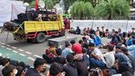 Aksi Mahasiswa dan Pelajar Dukung KPU