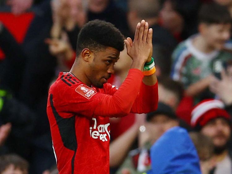 Amad Diallo, Berpuasa, Cetak Gol dan MU Menang