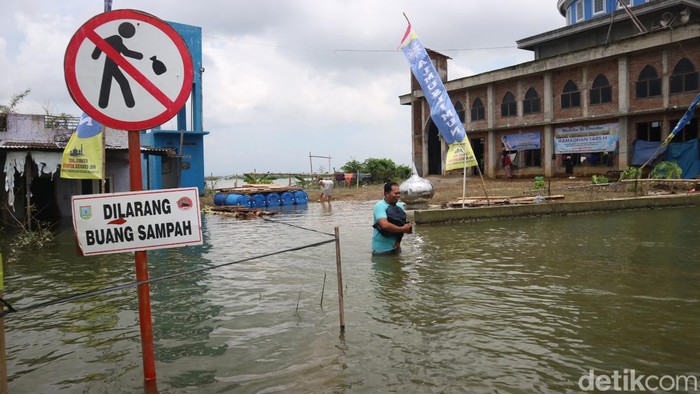 Kondisi banjir di Kudus.