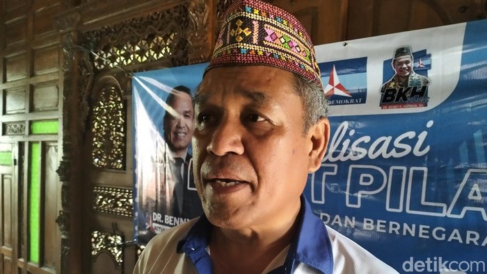 Anggota DPR RI Dapil NTT dari Partai Demokrat Benny Kabur Harman. (Ambrosius Ardin/detikBali)