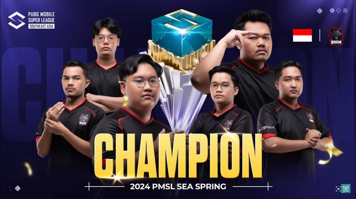 Kompetisi PUBG Mobile se-Asia Tenggara, PMSL SEA Spring 2024, resmi berakhir. Boom Esports, salah satu tim perwakilan Indonesia, keluar sebagai juaranya.