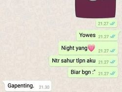 Chat Kocak Bangunin Sahur, Bikin Senyum-senyum Sendiri